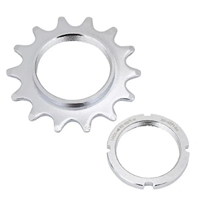 Image of VGEBY Bicycle Cassette Cog, High Strength Steel Single Speed Flywheel Sprockets Parts for Fixed Gear Bike 13/14/15/16T(14T) Cog Ride