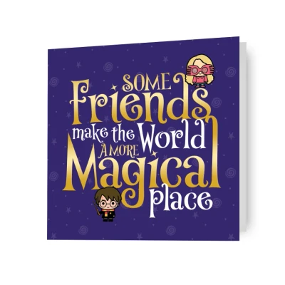 Image of Harry Potter Birthday Card, Friend Card Potter, Hogwarts for my