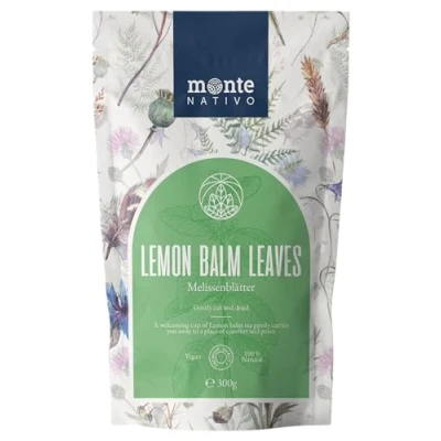 Image of Lemon Balm tea Monte Nativo (300 g) Loose Herbal Gently Dried 100% Pure and Natural Leaves As a healthy, refreshing
