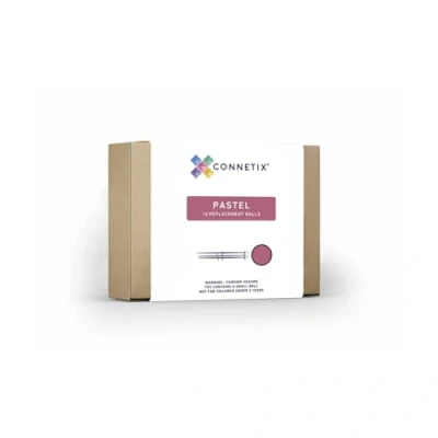 Image of Connetix Pastel Replacement Ball Pack, 16 Pieces