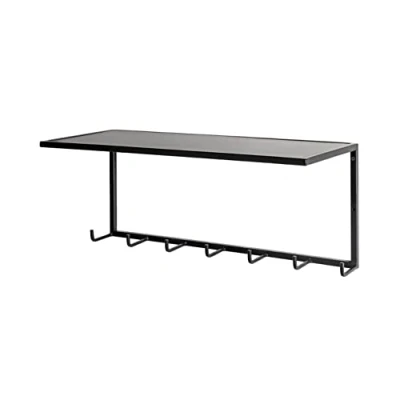 Image of HAKU Mobel Wardrobe Black, Metal Size: W 60 cm X H 25 D cm, Style: Modern