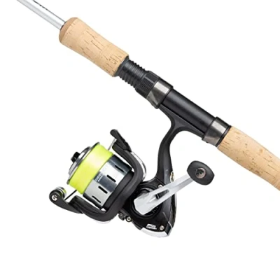 Image of Abu Garcia Cardinal STX Spinning Combo, Fishing Rod and Reel Combos, Spin Lure Setup Predator Fishing,Pike/Perch/Zander, Unisex, Black/Silver, 2.44m 10 45g