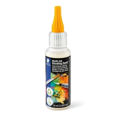 Image of STAEDTLER 893 Multi Ink Blending Liquid for Pigment Arts Pens (1 x 50ml Bottle)