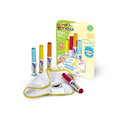 Image of Crayola Mini Kids Colour Pop 81 2007 E 000 4x Marker Refill Water Washable Colouring
