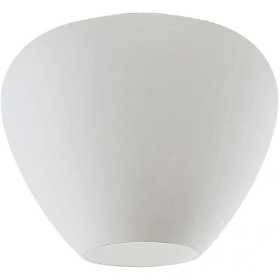 Image of Lindby Bibiane glass ceiling lamp, opal white