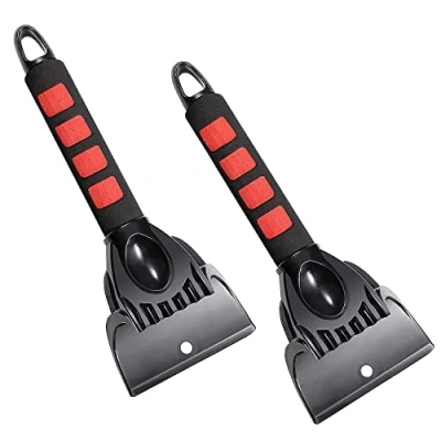 Image of Friendship 2 Pack Car Ice Scraper, Non Scratch Scraper for Windscreen, Frost Snow Remover Tool SUV Truck
