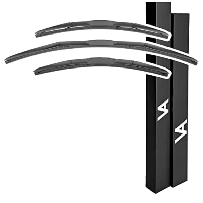 Image of VIA ALBION® Wiper blades for: HONDA CIVIC Hatchback [ Mk9 ] 2012 2017 Front &amp; Rear replacement wipers