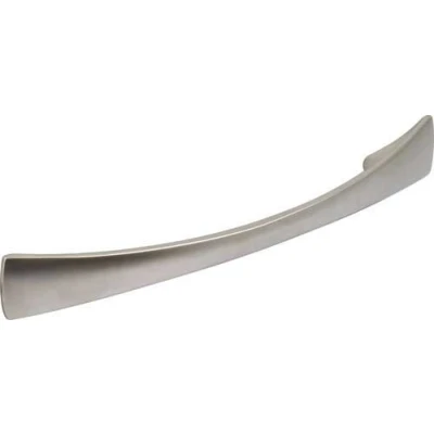 Image of Bow Handle for Kitchen/Bedroom/Cabinet/Door/Cupboard/Drawer 128 mm Hole centres (Matt Nickel)