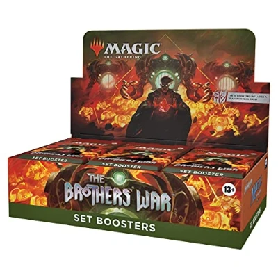 Image of Magic The Gathering D03110000 Brothers&#039; War Set Booster Box, Red