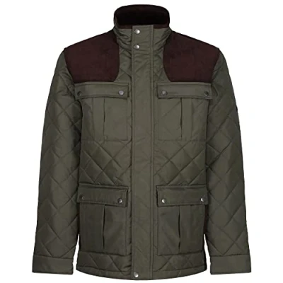 Image of Regatta Professional Mens Padbury Quilted Jacket Perfect for Outdoors, Walking, Hiking &amp; Camping