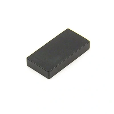 Image of Black Epoxy Coated N42 Neodymium Magnet for Arts, Crafts, Model Making, DIY, Hobbies, Office and Home 30mm x 15mm 5mm thick 10.1kg Pull Pack of 10