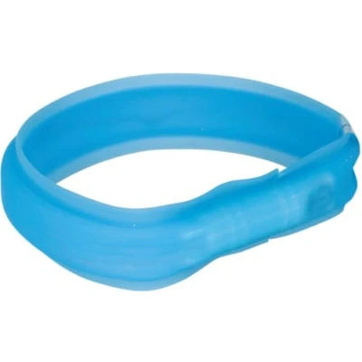 Image of Safer Life Flash light band USB, L XL: 70 cm/30 mm, blue