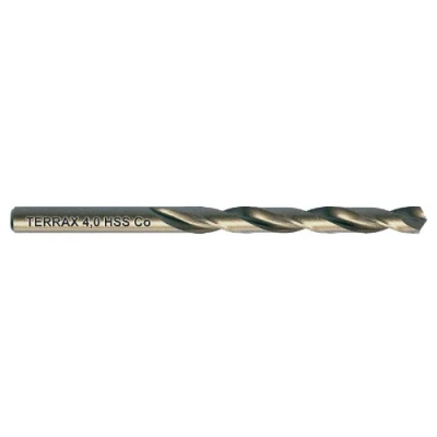 Image of Ruko Terrax Spiral Drill HSS CO5 4 mm in a 10 Plastic Pack