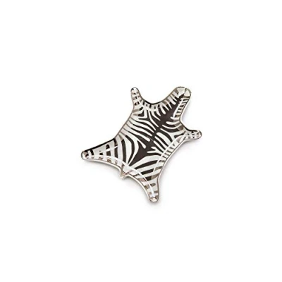Image of Jonathan Adler Metallic Zebra Dish, Silver