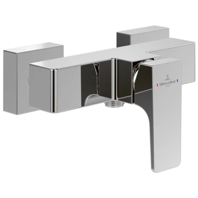 Image of Architectura Square Single lever shower mixer , Chrome (TVS12500100061) Villeroy&amp;boch