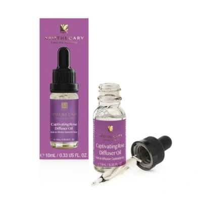 Image of Dr Botanicals Captivating Rose Essential Oil for Diffuser Elevate Your Space with Romance and Tranquility Mood Enhancing Elixir Love Serenity