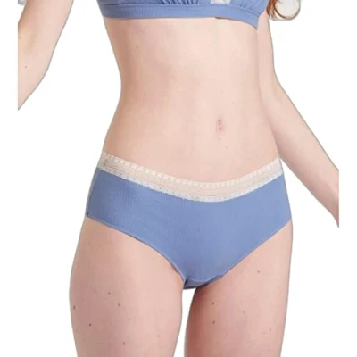 Image of Sloggi Women&#039;s GO Ribbed Hipster C2P Briefs, RIVIERA, S