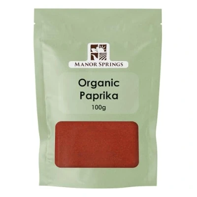 Image of Organic Paprika Powder 100g by Manor Springs