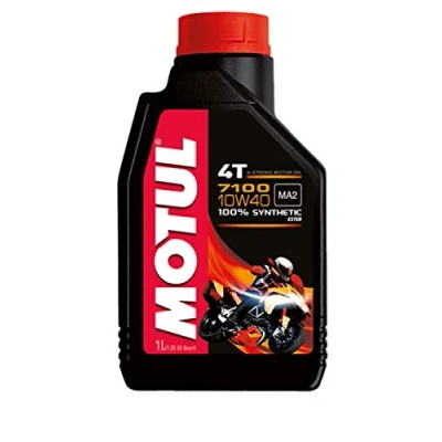Image of Motul 10W 40 4T Engine Oil, 1 Liter (LR 714.04.90)
