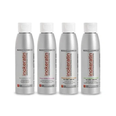 Image of Inokeratin Brazilian Straightening Kit + Shampoo Conditioner 450mL With Keratin and Argan oil Formaldehyde free