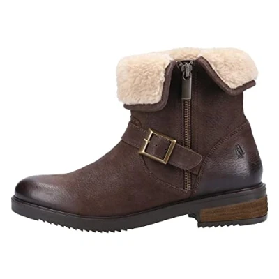 Image of Hush Puppies Women&#039;s Tyler Ankle Boot, Brown, 4 UK