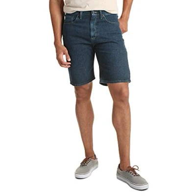 Image of Wrangler Authentics Men&#039;s Classic Relaxed Fit Five Pocket Jean Short, Nightfall Flex, 32
