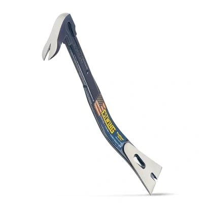 Image of Estwing Pro Claw Pry Bar 16&quot; 3 in 1 Roof/Siding/Construction Tool with Nail Puller &amp; Blade RSC