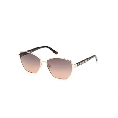 Image of Sunglasses Guess Gu00102 col. 32f Donna Geometrica Oro
