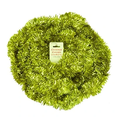 Image of Christmas Concepts® 2.7metre x 5cm Gold Christmas/Fashion Tinsel