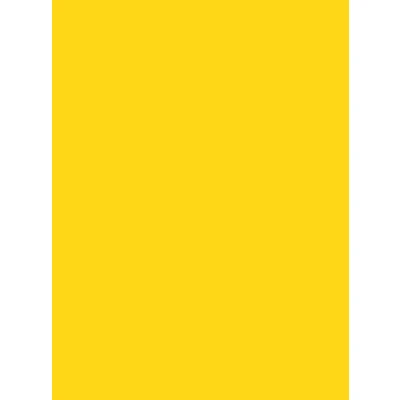Image of A4 Coloured Paper 50 Sheet Pack Colour (Intense Yellow)
