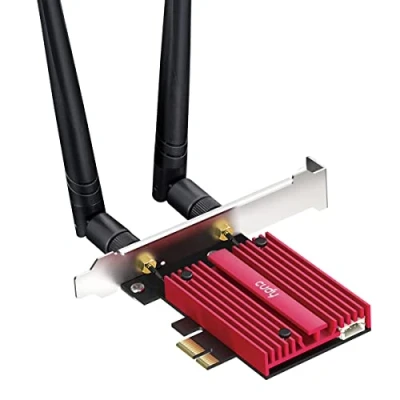 Image of Cudy WiFi 7 BE9300 WE9300 PCIe Card for PC, 6GHz Tri Band Wireless Adapter, Intel BE200 Chipset, Bluetooth 5.4, WPA3, Easy Installation