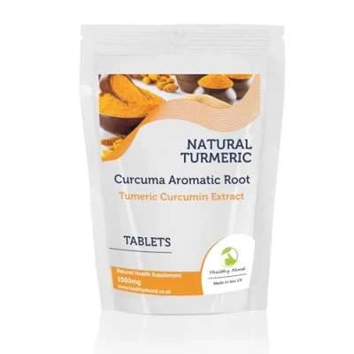 Image of Turmeric 150mg Extract 30 Tablets High Strength Curcumin Supplement for Joint Support, Anti Inflammatory, and Antioxidant Benefits