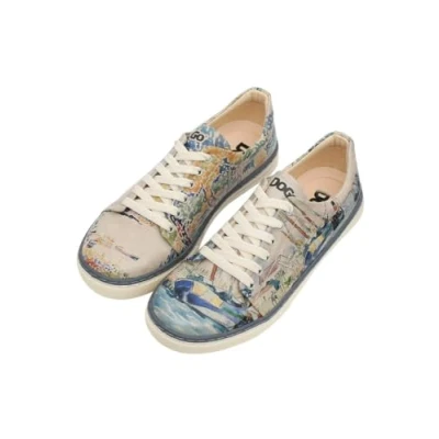 Image of DOGO Women&#039;s Sneaker, Beige, 3.5 UK