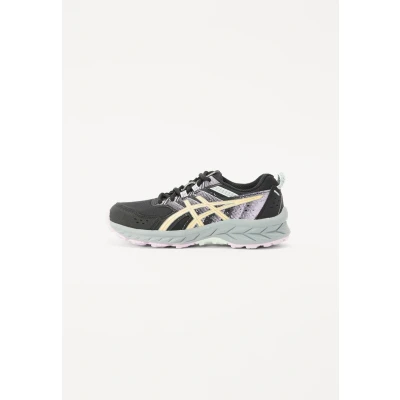 Image of Asics PRE Venture 9 Unisex Trail running shoes for kids, Size: 4, Black/light orange Textile