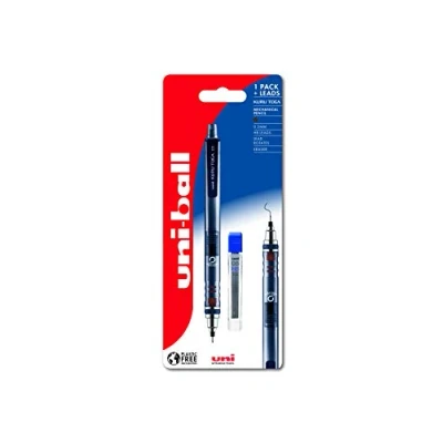 Image of Uni Ball Kuru Toga M5 450T Self Sharpening Mechanical Pencil. Premium Propelling Ultra Strong Diamond Infused Leads for Technical Drawing, Writing, Arts and Crafts &amp; 12 Lead Refills. Fine 0.5mm
