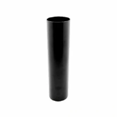 Image of Aliaxis Black Round Downpipe 1m x 68mm PVC Down Pipe Plain end