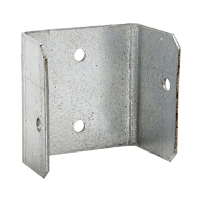 Image of (10 Pack) 44mm Fence Panel Clips/Trellis U Clip Bracket BZP for Timber Posts and Anti Rattling by MultiScrew®
