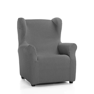 Image of Martina Home Tunez Sofa Cover Wing Chair Wingchair grey