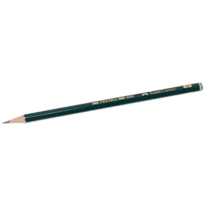 Image of Faber Castell Miscellaneous 9000 Graphite Pencil, Hb, For Art, Craft, Drawing, Sketching, Home, School, University, Colouring