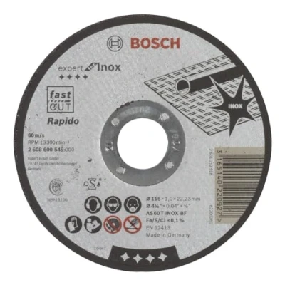 Image of Bosch 2608600545 Inox Rapido Straight Cutting Disc