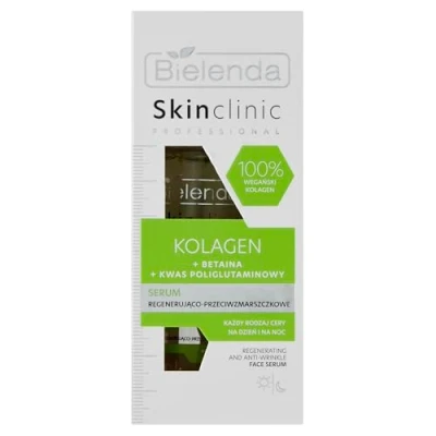 Image of Bielenda Skin Clinic Professional Kolagen Serum Regenerująco Przeciwzmarszczkowe dla Każdego Rodzaju Skóry 30ml