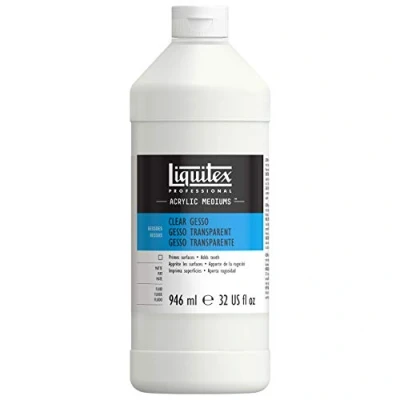 Image of Liquitex Professional Clear Gesso Surface Prep Medium, 946 ml