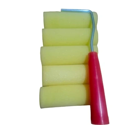 Image of Mini Foam Paint Roller 4&quot; (10cm) Sleeves Painting Decorating Sponge Rollers