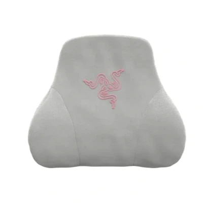 Image of Razer Head Cushion Neck &amp; support for Gaming Chair (Ergonomically Designed, Memory Foam Padding, Wrapped in Plush Velvet) Quartz Pink