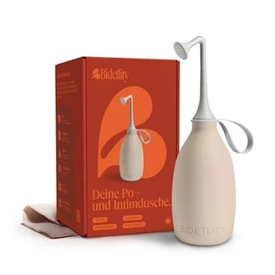 Image of BIDETLITY Butt &amp; Intimate Shower 3.0 Mobile Travel Bidet Sustainable Shower, Replaces Wet Wipes, Saves Toilet Paper, Portable Handheld Bidet, New Showerhead, Bag Included, BPA Free