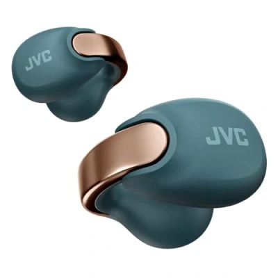Image of JVC Open Ear True Wireless Headphones Blue, Lightweight Design for Comfortable Running