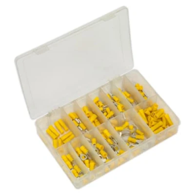Image of Sealey Crimp Terminal Assortment 140pc Yellow