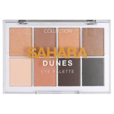 Image of Collection Cosmetics Intensely Pigmented Colour Eye Shadow Palette with 8 Stunning Shades, Matte and Metallic, Sahara Dunes