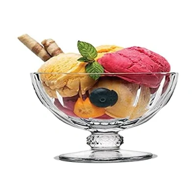 Image of Pasabahce Diamond Elegant Ice Cream Bowls Set of 02