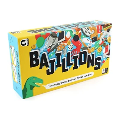 Image of Ginger Fox Bajillions Family Party Game The Fun Number Where Stakes Are High In A Race to Be First Player Win 3